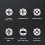 Throat Massager Prevents Muscle Stimulator Pulse Snore Stopper Smart Anti-Snoring Devices TENS EMS Snore-Free Device