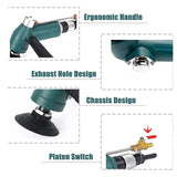 Air Polishers Pneumatic Water Grinders 10000RPM Air-Powered Wet Sander For Concrete Stone Granite