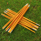 Setup Size1 Total Length 3.2 Meters 10.5ft , Diameter 8.5mm Aluminum Tent Repair Pole High Hardness