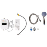 Instant Shower 220V Bathroom Faucet Hot Water Heater 3500W Digital Display EU Plug