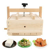 Wooden Home Tofu Mould Set DIY Mould Kitchen Homemade Soy Curd Tofu Cooking Tool