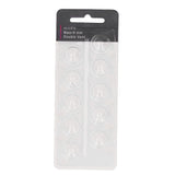 10pcs Double 6mm Improve Hearing Vent Bass Domes MiniFit High Translucency Noise Reduction for Replacement