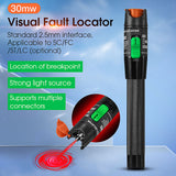 High Quality 30mW VFL and LC adapter Optical Cable Tester, Fiber Optic Visual Fault Finder 30Km Range Red pen