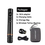 Ambition Wireless Tattoo Machine Pen Permanent Makeup Eyeliner Lips Tools Micropigmentation Semi-Permanent