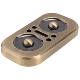 Owl Rotate Slider EDC Adult Metal Fidget Toys Anxiety Stress Relief Toys,Antique