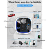Power Inverter 12V/24V To 220V 200W Socket Converter for Electrical Appliances Travel Tools Usb Charging Car Accessories