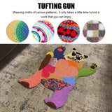Cut Pile and Loop Pile Machine for DIY Knitting EU Plug Electric Carpet Rug Guns Carpet Weaving Knitting Tufting Gun