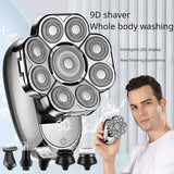 Resuxi LK-9520 Full Body Waterproof Men's Household 6-in-1 Multifunctional Electric Shaver and Nose Hair Set