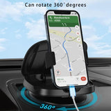 Dashboard Holder Mobile Navigation Bracket 360 Degree Rotatable Car Phone Mount with Strong for Smartphones
