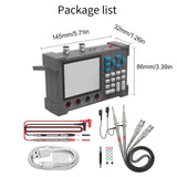 DSO3D12 3in1 Dual Channel Oscillometer Signal Generator hine 120Mhz Bandwidth 250MSa/s Sampg Rate Oscilloscope Multimeter