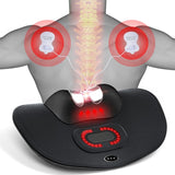 Cervical curvature straighten kneading household hot compress neck pillow massager