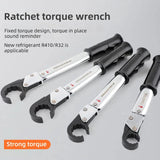 ST-02L Ratchet Torque Tools Set High Precision Open End Wrench Combination Apark Plug Air Conditioning Repair Tool