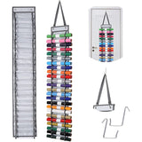 Organizer, 24 Holes Vinyl Roll Holder Hanging Storage Gift Wrap Organizer For Craft Room,Closet,Door