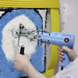 2 in 1 Tufting Electric Carpet Gun - Cut and Loop Pile, Speed Adjustable for Beginners