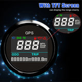 Digital Mini 52mm Speedometer Gauge + GPS Antenna Speed Sensor Motorcycle Boat Odometer Meter ATV UTV Marine 12V/24V