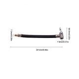 10/20/30cm Car Tire Air Iator Hose Iatable Pump Extension Tube Adapter Twist Tyre Connection Locking Chuck Bike Motorcycle