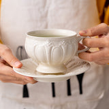1 Set, Ceramic Sup Set, Tea Pot, British Retro Ceramic Cup,  Milk Coffee Cup Set,
