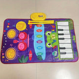 5.08 Cm 1 Baby Toys For 1 Year Old Boy Girl, Toddler Piano Keyboard & Drum Floor Mat