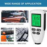 UYANGG High-precision LCD Digital Automobile Film Meter Tester 0.1micron/0-2000 Thickness Gauge Paint Measuring Tool