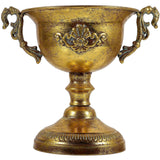 European Style Iron Vase Retro Metal Flowerpot Household Decorative Iron Art Vase Garden Decor