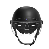 Smart Bike Adult 1080p@30fps Camera 8 Hours Video 1300mAh for E-Bike Helmet w/ Safety Lights and Shock Absorption