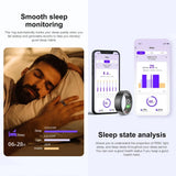 Men Titanium Steel Shell Health Monitoring 3ATM Waterproof 100+ Sport Modes Smartring Women 2024 New Smart Ring Gift