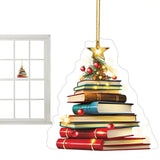 Christmas 2D Ornament Decor Acrylic Stack Of Boo Decoration For Car Rearview