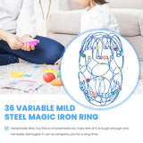 7PCS Mandala Flower Magic Loops Wire Fidget Toy Flexible Basket Soft Magical Toys For Adults Kids