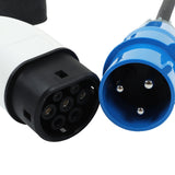 EV Charging Cable IP66 Waterproof Type 2 EV  110‑240V EU Plug LED Indicator 5m Long EVSE Standard for Electric Vehicle
