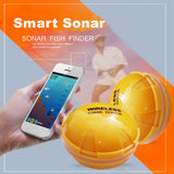 Wireless Sonar USB Rechargeable Bluetooth-Compatible Boat Depth Fishing Fish Finder 2.4GHZ 90-Degree Radiation Angle