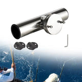 High Performance Adjustable Fishing Pole Rod Holder Stainless Steel for Truck Yacht RV Rails Boat
