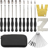 Carburetor Adjustment Kit 2 Cycle Engines, Carb Tune Up Adjusting Tool for Trimmer Weedeater Chainsaw