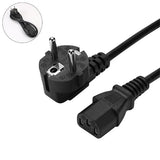 1.5M 3 PIN EU US AU UK Computer PC AC Cord Adapter Cable for Printer Netbook Laptops Game Players Cameras Power Plug Electronics Batteries Charger
