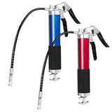 Pistol Grip 6000-7000 PSI 400CC Manual Grease Gun Injector with Flexible Hose Heavy Duty Maintenance Tools