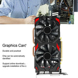 RX580 8GB For AMD Game Graphics Card DDR5 256BIT 2048SP 1284M/8100Mhz PCI-E3.0 16X 3XDP 1XHD 1XDVI 8Pin Dual Fan Card