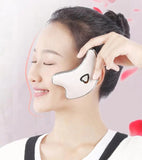 Mini Electric Facial Plate Massager Gua Sha hine Lifting Tools For Body Neck Face Massage Scraping Board