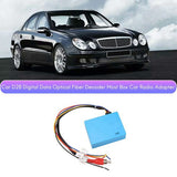 Top-Car D2B Digital Data Fiber Optic Decoder Car Radio Adapter for Mercedes Benz ML CL SL ECS CLK Class