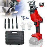 Cordless Reciprocating For Milwaukee 18V Battery 3000SPM Variable Speed Saber Saw Wood Metal PVC Pipe Cutting (No Battery)
