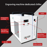 Industrial Water Chiller CW-3000 CW-5200 6L 8L For CNC Spindle 60W 80W Cutting hine CO2 Laser Tube Coog Equipment