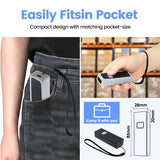 Mini Portable 1D 2D Bluetooth Barcode Scanner QR Code Screen Image Reader PDF417 Data Matrix USB Wired Scanning 2.4G
