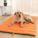 Portable Pet and Outdoor Waterproof Dog Beds for with Storage Carry Bag Cat Washable Bed Mat Clean Pad
