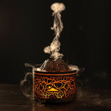 1 Pc Volcano Jellyfish Air Humidifiers Flame Night Light  Cool Mist Air Purifier For Home Bedroom Winter Home Decor Room Decor