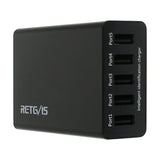 RTC501 5-Port USB Desktop Charger [5V/8A] 40W with UHB Technology