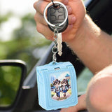 3D Folding Keychains Storypop Keychain In Bright Colors Sturdy Bag Charm For Birthday New Year Christmas Easter Bags Backpac