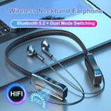 Bluetooth 5.2 Earphones Neckband Wireless Earbuds Magnetic Earphone Waterproof Sport Headset with Mic Long Battery Life