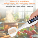 Portable Halogen Salt Concentration Tester Maximum 99℃ High Temperature Measurement Device with Accurate Sensitivity Calibration