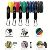 Resistance Bands Set, Exercise Bands With Door Anchor, Handles, Carry Bag, Legs Ankle Straps For Resistance Training