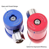 Quick-Professional Quick Couplers Air Conditioner Service Port Adapter Fit for R1234yf Refrigerants