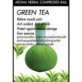 Big 150g Thai massage home health care hot compress lemon green tea herbal spa ball for face & body beauty relaxing