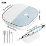 Manicure hine With Touch-Sensitive Control & LCD Screen Drill 35000RPM Electric Nail File For Acrylic Gel Nails
